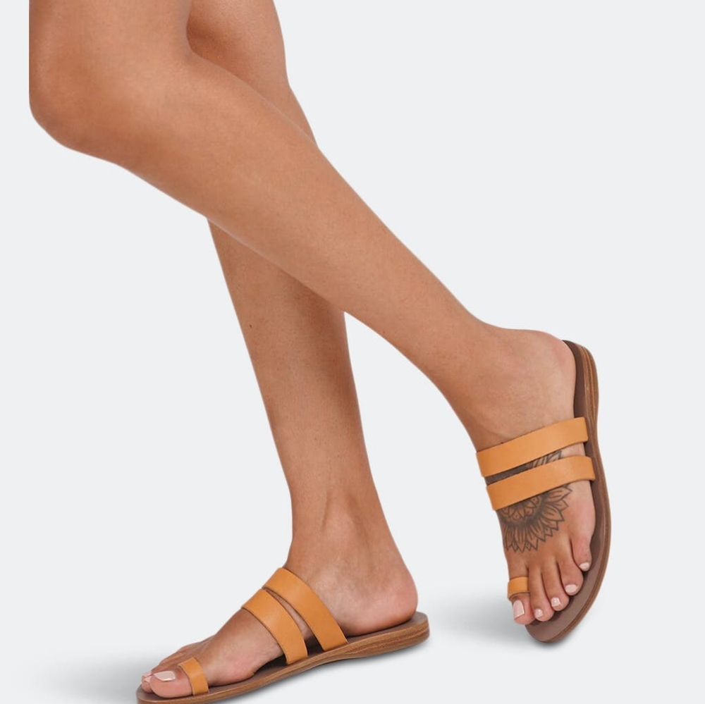 Laiik Kiki Sandals - Greek style leather sandals